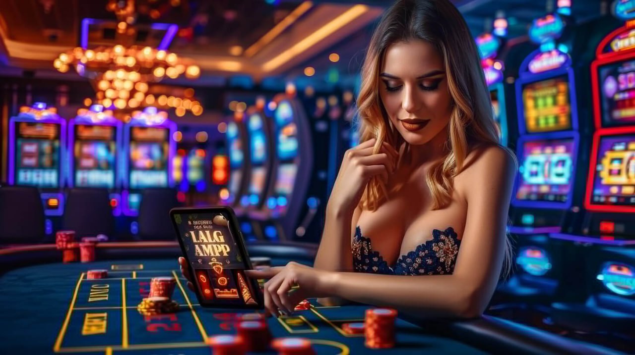 Classic three-reel slot machine interface on an online gaming platform